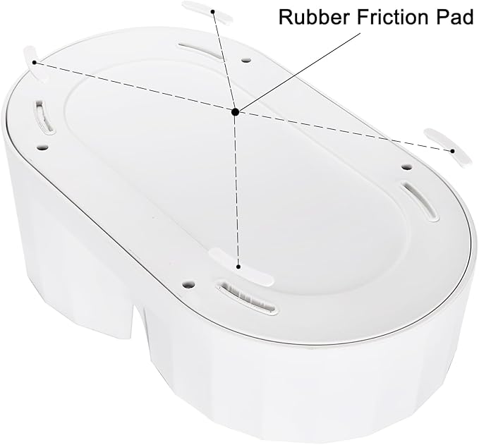 RIZZARI Pet Water Bowl Dispenser: 4L Large Capacity Automatic Stainless Steel Gravity Feeder - Easy Clean -No Power Needed - with Triple Filter - for Kittens & Puppies - Pet Corner - Living Room Nook