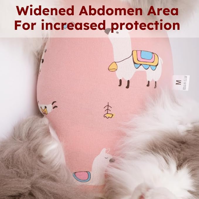 Hpetppy Cat Recovery Suit for Spay Abdominal Wounds, Breathable Cat Onesie for Cats After Surgery Female, Kitten Surgical Recovery Suit Female Cone of Shame Alternative for Cats Anti Licking