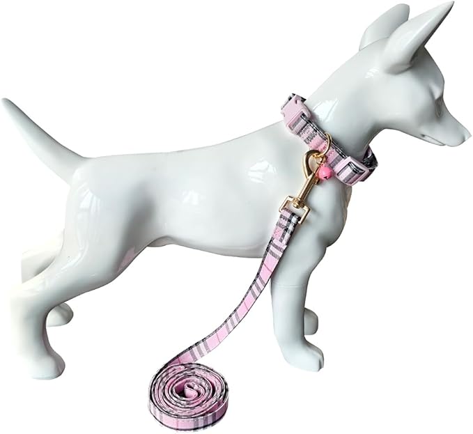 SuperBuddy Dog Collar and Leash,Breathable Adjustable Dog Collar-Safe Buckle-Collars for Small Medium Large Pet
