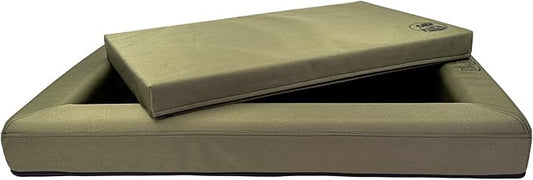 King Buck Orthopedic After-Hunt Dog Bed, Olive, S