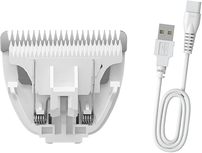 Marvljojo Upgrade Your Pet Grooming Game Professional Replacement Blades and Charging Cord - Safe, Sharp, and Easy to Use