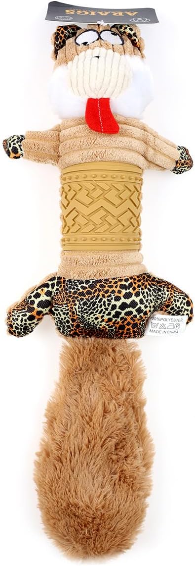 Funny Face Squeaky Plush Dog Toy for Small & Medium Dogs – Soft Stuffed Toy for Indoor Play, Boredom Relief & Gentle Chewing