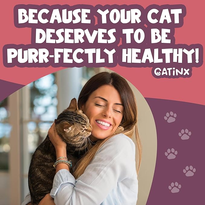 Catinx Immunity Shield L-Lysine Powder – Daily Wellness Support for Cats with L-Lysine, Bovine Colostrum, Omega-3s, and Probiotics | Supports Immune Function, Eye Health, Digestion & Coat Quality