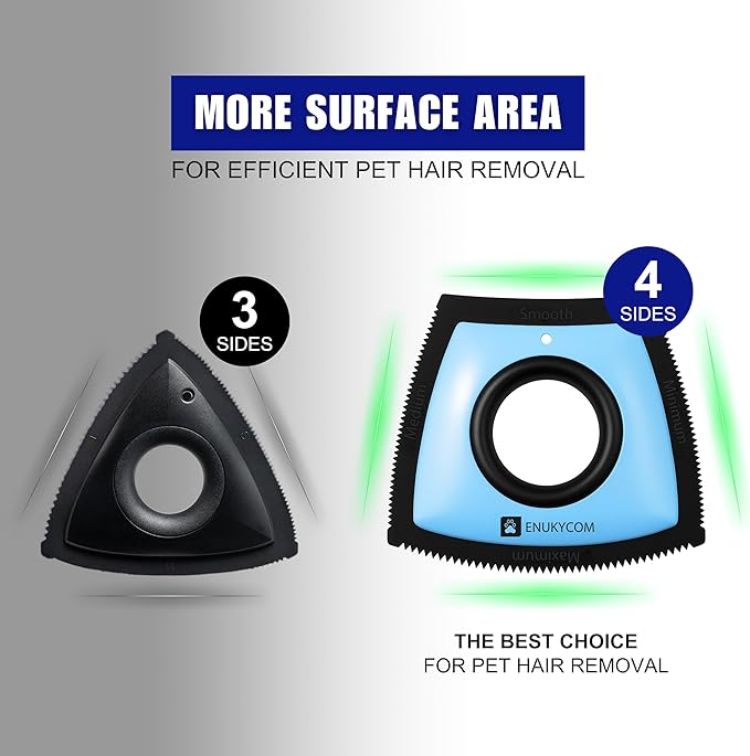 Pet Hair Removal Tool for Car Detailing β 2025 Upgrade Dog Hair Remover for Car Auto, Couch, Carpet & Furniture β Reusable Pet Hair Scraper for Car Interior & Upholstery
