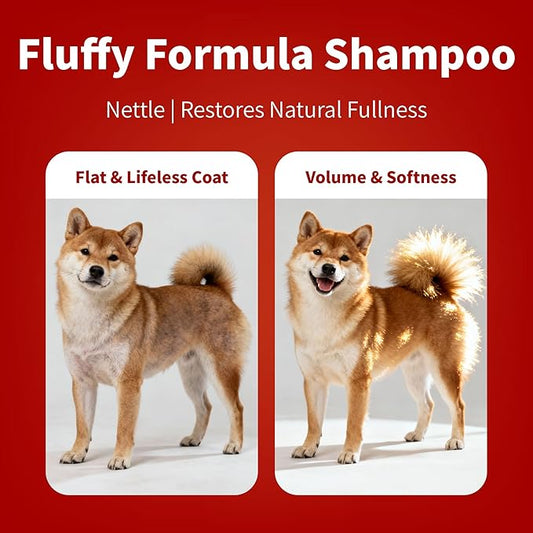 Arf Arf Dog Shampoo Softening Formula, Soften & Fluffy Oatmeal 16oz—Plant-Based 4-in-1: Cleans, Conditions, detangles, moisturizes. Oatmeal & Honey Soothe Itchy Skin. Hypoallergenic. Made in Taiwan.