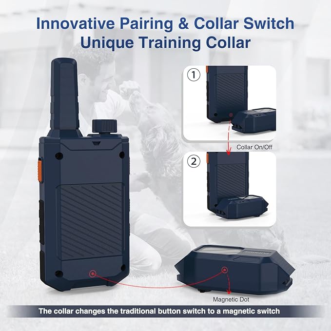 Dog Training Collars for 2 Dogs (20-140Lbs) - 4200FT E Collar for Dogs Training with 119 Training Levels & 3 Night-Lights, IPX7 Waterproof Electric Dog Shock Collar for Dogs