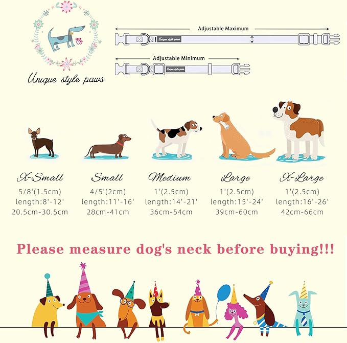 Unique style paws Valentine's Day Dog Collar Plastic Buckle Collar with Pendant Red Pink Love Gift Wedding Small Medium Large Boys Girls Dogs