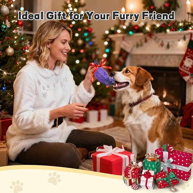 ZeLing HTL Dog Chew Toys for Aggressive Chewers, Indestructible Lizard Shape Tough Dog Toy with Natural Scents, Durable Chew Bones to Keep Large Dogs Busy, for Super Chewers 20-80Lbs - Peanuts