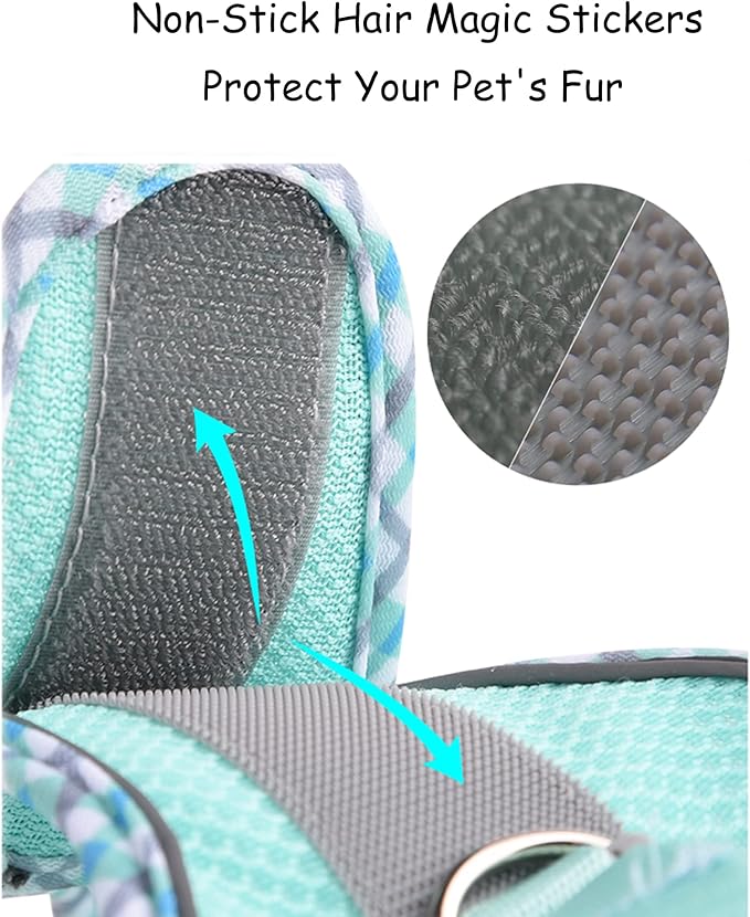Petank Dog Harness for Small Medium Dogs No Pull, Puppy Harness and Leash Set, Step in Dog Harness for Walking, Running, Training, Small Dog Vest(Green, XXS)