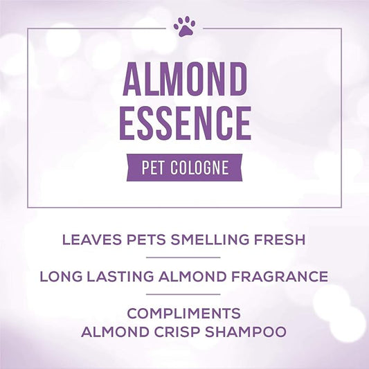 Nature's Specialties Almond Essence Dog Cologne for Pets, Natural Choice for Professional Groomers, Ready to Use Perfume, Finishing Spray, Made in USA, 8 oz