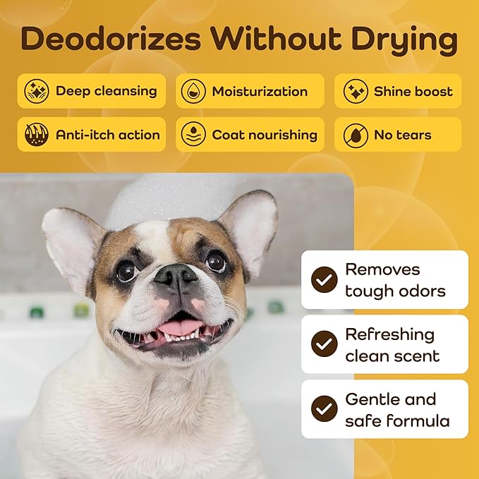 Sensitive Care -Tangle-Free-Silky Shine Softening and detangling Shampoo, Delicate Coat Clean & Odor Control Shampoo – Advanced Shine Formula for Dogs (Bull Terrier, 16 Fluid Ounces)