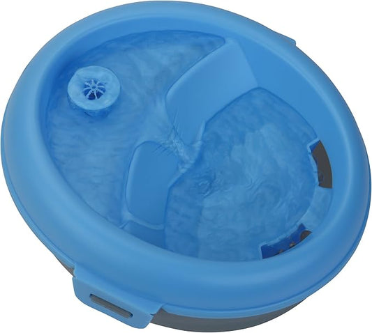 CoolerDog Dog Water Fountain Healthspring Pet Fountain - Ultra Quiet Filtered Water Encourages Hydration, 4L (136oz/1Gal)