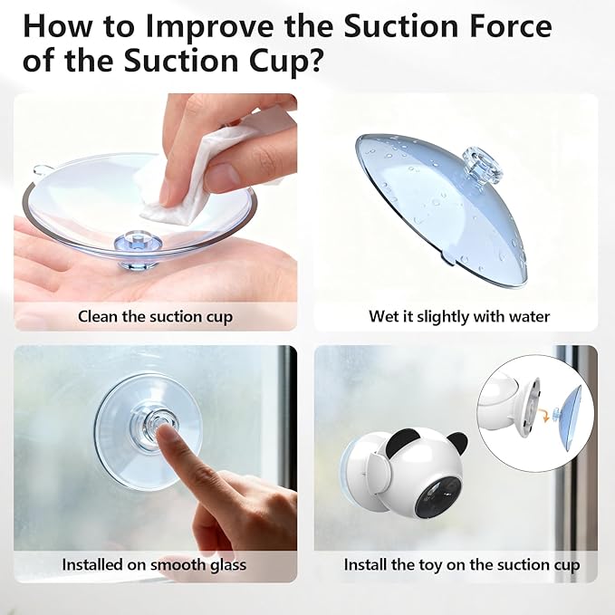 Saolife Laser Cat Toys for Indoor Cats, Truly Random Trjajectory, Suction Cup Design, Run Quiet, Interactive Cat Toy Automatic