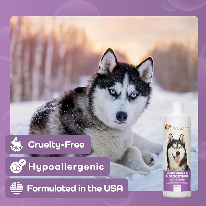 Sensitive Care -Tangle-Free-Silky Shine Softening and detangling Shampoo, Delicate Coat Clean & Odor Control Shampoo – Advanced Shine Formula for Dogs (Huskies, 16 Fluid Ounces)