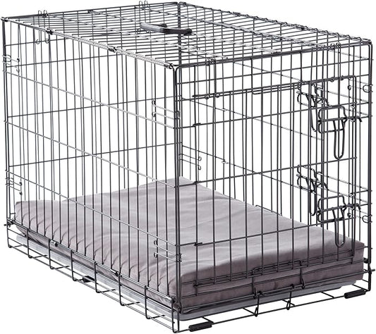 Happy Hounds Cooper Deluxe Reversible Crate Pad - Small - Gray