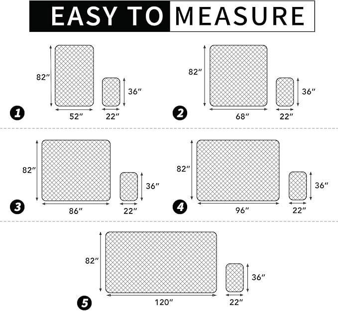 Easy-Going 100% Waterproof Dog Bed Cover, Non-Slip Pet Blanket for Furniture, Washable Couch Cover, Repleasement Sofa Cover (96X82 in,Christmas Red)