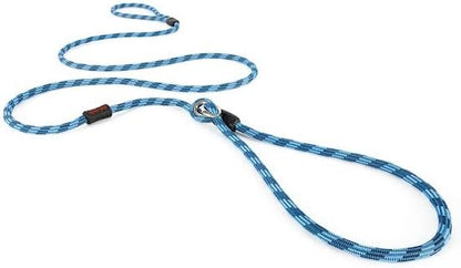 EzyDog Luca Slip Lead Dual Function Premium Heavy Duty Rope Leash for Dogs That Pull Slip Leash & Gentle Lead Head Halter, for Medium and Large Dogs (5.5ft x .33', Blue)