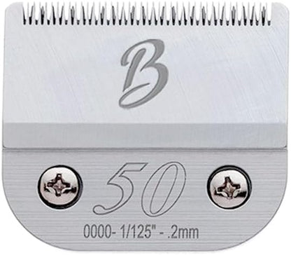 Bucchelli Detachable A Series 50 Blade Dog Grooming Clipper Blades Cuts Length 1/125" 0.2mm Japanese High Carbon Steel Dog Grooming Clipper Replacement Blade 50 | Compatible A5 Series(B50)