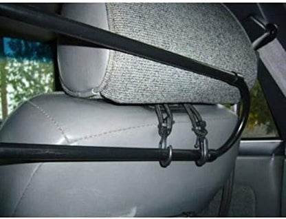 The Original Zookeeper Car, SUV, Truck Dog Barrier: Adjustable Universal for All Vehicles - Moves with Your Vehicle Seats. Tilt. Slide. Recline. Easy Install - Strong Metal Tubing Gate Pet Divider