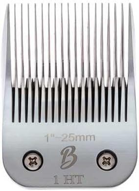 Bucchelli Detachable A Series 1 HT Clipper Blades for Dog Grooming Cut Length 1" - 25mm Japanese Carbonized Steel Dog Clipper Blades-Dog Grooming Blade Compatible A5 Series Clippers for Dog(1HT)