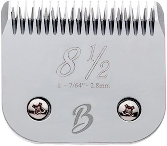 Bucchelli Detachable A Series 8 1/2 Blade Dog Grooming Clipper Blade Cuts Length 7/64" - 2.8mm Japanese Carbon Steel 8 1/2 Clipper Blade | 2.8mm Clipper Blade (Compatible A5 Series(B812)