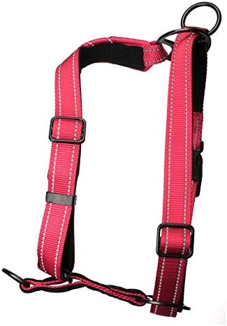 SPORN Ultimate Control No Pull Dog Harness for Small-Sized Dogs - 4-in-1 Adjustable Dog Harness with Front, Back & Dual-Clip Options & Emergency Grab Handle - Easy On/Off, Padded Comfort (Black, S)