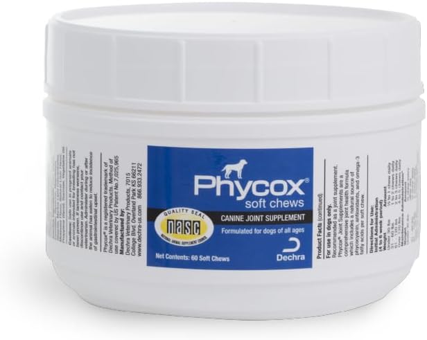 Phycox Dog Joint Supplement Soft Chews, 60 Ct
