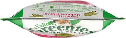 Greenies Feline Adult Natural Dental Care Cat Treats, Savory Salmon Flavor, 2.1 oz. Pouch (Pack of 2)