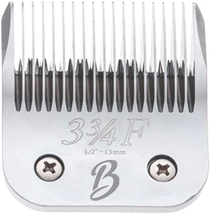 Bucchelli Detachable A Series 3 3/4 Blade Dog Grooming Cut Length 1/2" - 13mm Japanese Carbonized Steel Dog Clipper Supplies | Dog Grooming Blade Compatible A5 Series Clippers for Dogs(3 3/4F)