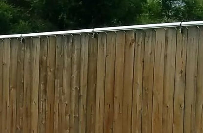 Coyote Roller 8 Foot Kit - Keep Pets Contained, Coyotes Out - Cats, Dogs, Coyotes - Wood Dog Ear