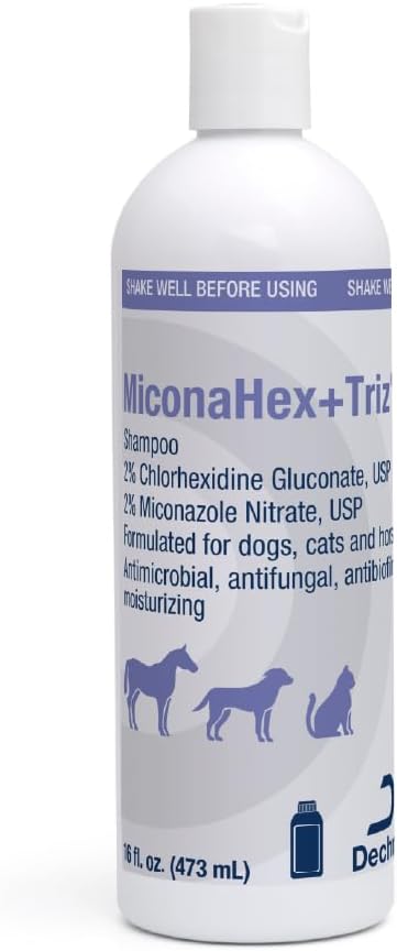 MiconaHex+Triz Shampoo for Dogs, Cats and Horses, 16 oz, Unscented
