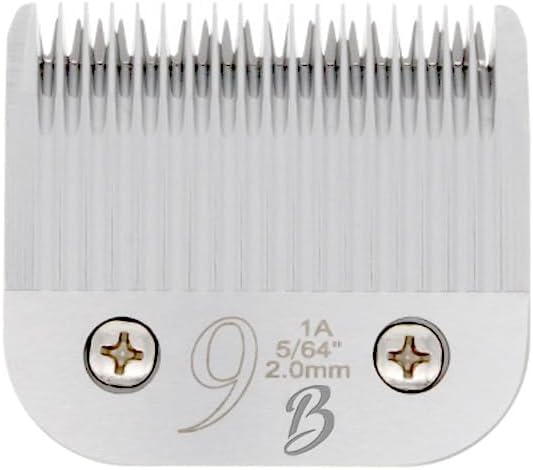 Bucchelli Detachable A Series 9 Blade for Dog Grooming Cut Length 5/64" - 2.0mm Japanese Carbonized Steel Blades for Dog Grooming Compatible A5 Series Clippers for Dogs Cat(9)