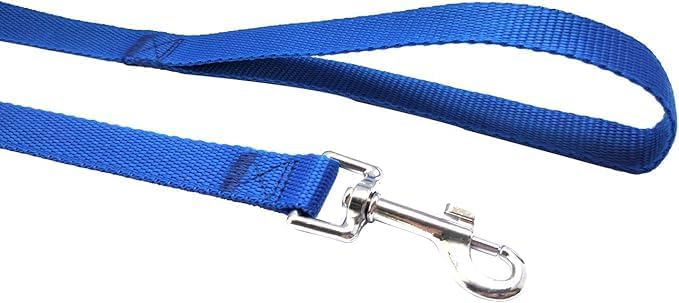 Nylon Training Dog Leash for Small Medium Large Dogs, 15ft 20ft 30ft 50ft 100ft Long Leash Dog/Puppy Lead for Obedience Recall Training, Camping