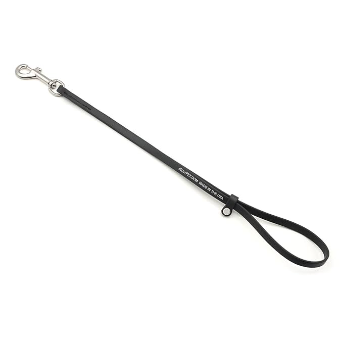 Jelly Pet Grooming Loop for Dogs, Fits Most Pet Grooming Tubs/Tables, Easy to Clean, Waterproof & Durable Noose Loop, Stronger Than Leather, Made in The USA, 3/8" x 18’’ and 24" Black