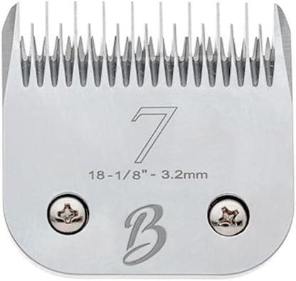 Bucchelli Detachable A Series 7 Skip Tooth Blade Dog Grooming Cuts Length 1/8" - 3.2mm Japanese High Carbon Steel 7 Dog Grooming Blade Supplies | Detachable Blade Clippers (Compatible A5 Series(B7)