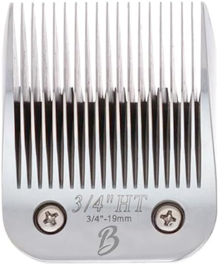 Bucchelli Detachable A Series 3/4 Blade Dog Grooming Cut Length 3/4" - 19mm Ideal for Large Trimming Areas Japanese Carbonized Steel Dog 19mm Replacement Blades | Compatible A5 Series(34HT)
