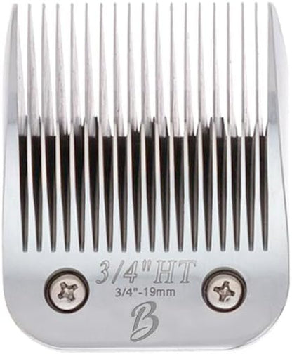 Bucchelli Detachable A Series 3/4 Blade Dog Grooming Cut Length 3/4" - 19mm Ideal for Large Trimming Areas Japanese Carbonized Steel Dog 19mm Replacement Blades | Compatible A5 Series(34HT)