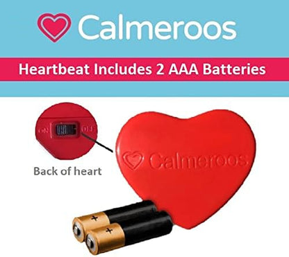 Calmeroos Puppy Heartbeat Toys Calming Separation Anxiety Relief Toys for Dogs Heartbeat Simulator in a Soft Comforting Pillow Pet Plush