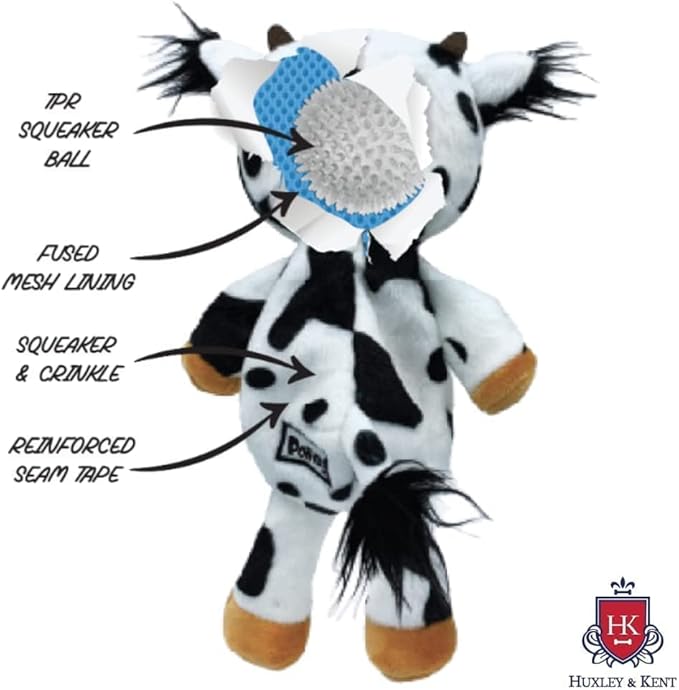 Huxley & Kent Slappies for Dogs | Jack Hammerhead (Large) | Squeak & Shake Dog Toy | No Stuff Tummy with Squeaky TPR Ball in Head | Simulates Hunting Nature for Dogs