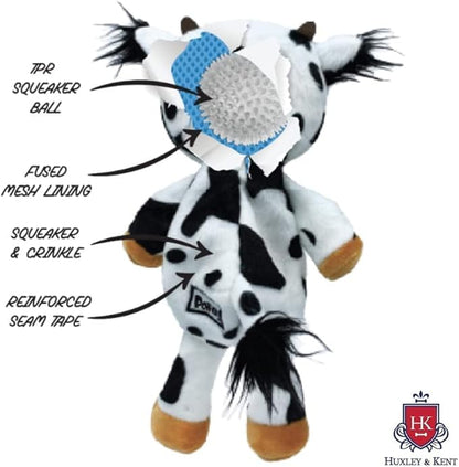 Huxley & Kent Slappies for Dogs | Jack Hammerhead (Large) | Squeak & Shake Dog Toy | No Stuff Tummy with Squeaky TPR Ball in Head | Simulates Hunting Nature for Dogs