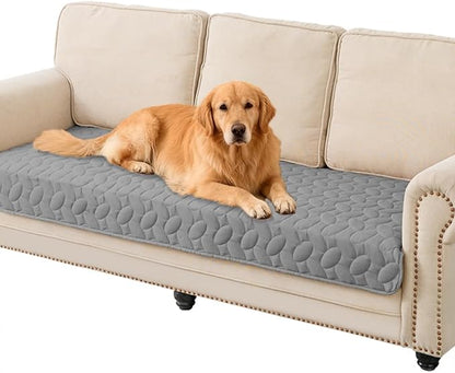 Ameritex Pet Bed Cover Dog Bed Blanket for Sofa and Furniture Waterproof New Pattern Design (30x70 Inch, Light Grey)