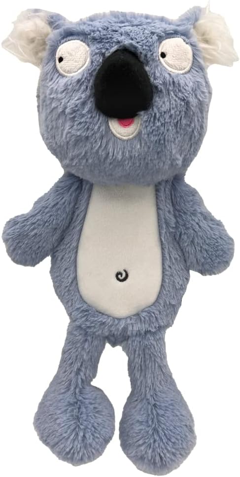 Huxley & Kent Slappies for Dogs | Kirby Koala (Small) | Squeak & Shake Dog Toy | No Stuff Squeaky Toy, TPR Ball in Head | Simulates Hunting Nature for Dogs