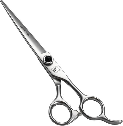 Fenice Totem Dog Grooming Scissors: 7 inch Pet Shears Made Of Japanese 9CR Advanced Stainless Steel Professional Grooming Scissors for Dogs Cats and Other Pets