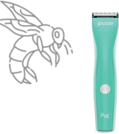 JOYZZE Hornet Mini Trimmer - Compact and Portable Pet Trimming Clippers for Grooming - Low Noise, Rechargeable Cordless Dog Hair Grooming Clippers - Teal
