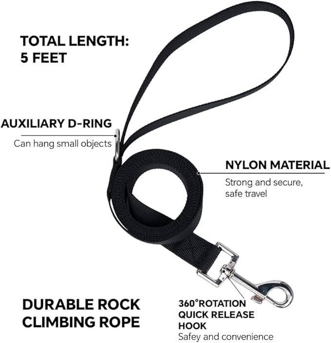 Cat Harness Leash Set with AirTag Holder, Upgraded Escape Proof Vest with Lead for Large Cat Small Dog Puppy Outdoor Walking, Soft Breathable Mesh Jacket with Reflective Strip (Black, L)