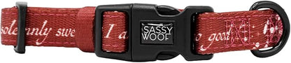 Sassy Woof Dog Collar Harry Potter™ Marauder's Map - S, Adjustable, Durable, Comfortable and Stylish Pet Accessories for Small Dogs - Officially Licensed