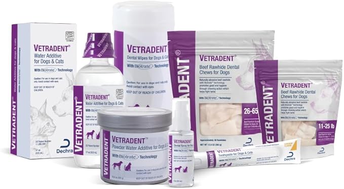 Vetradent Dental Wipes, 60 ct