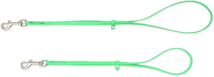 Jelly Pet Grooming Loop for Dogs, Fits Most Pet Grooming Tubs/Tables, Easy to Clean, Waterproof & Durable Noose Loop, Stronger Than Leather, Made in The USA (1/2'' x 24'', Lime Green)