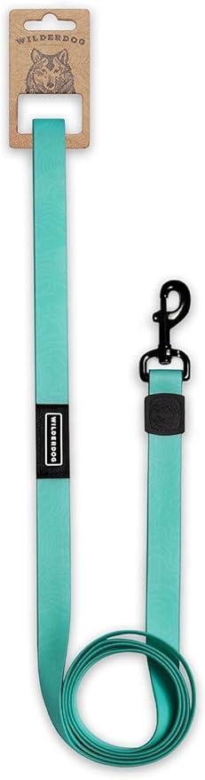 Wilderdog Waterproof Dog Leash - Repels Water & Dirt - Seafoam