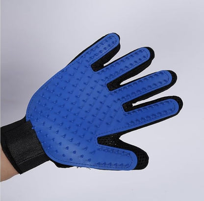GentleGroom 259-Tip Pet Hair Removal Glove – Deshedding & Grooming Glove for Dogs & Cats, Washable, Adjustable Wrist, Fur Peels Off Clean, Perfect Pet Grooming Glove for Cats & Dogs